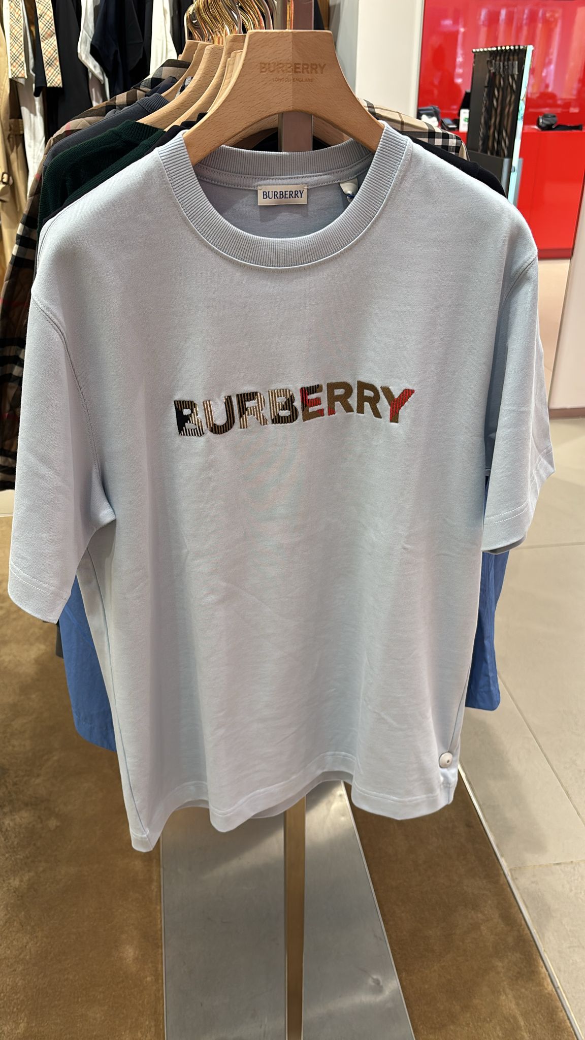 Camiseta Hombre Baby Blue