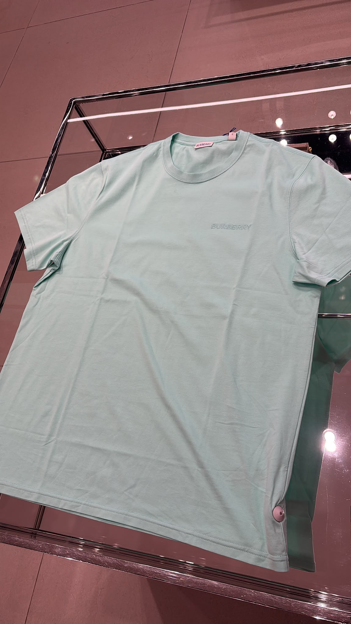 Camiseta Hombre Menta . Was
