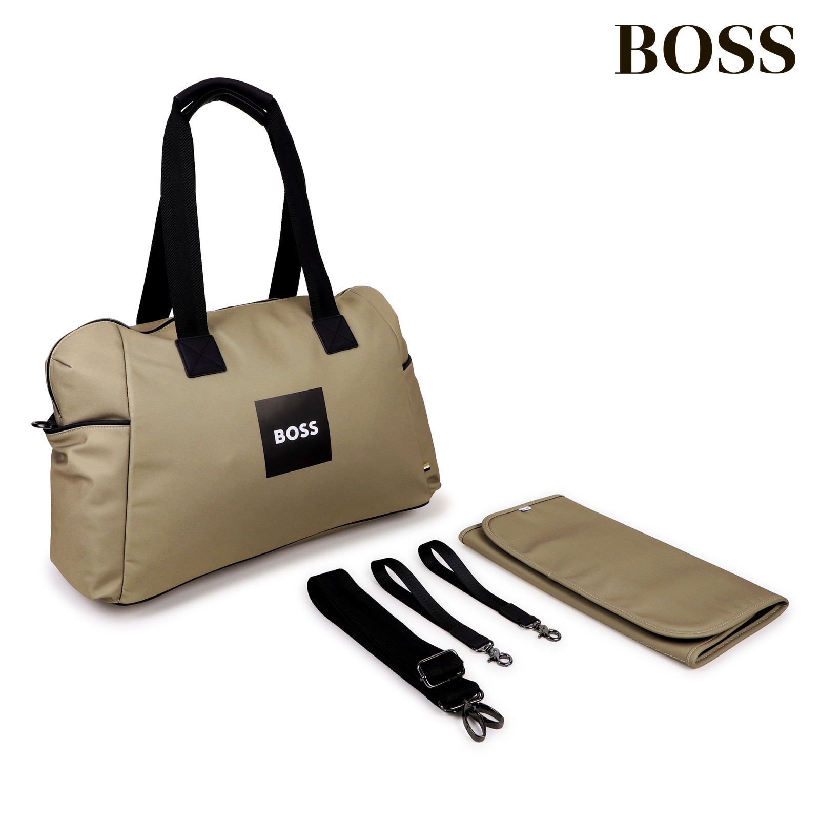 Bolsa de pañales beig oscuro