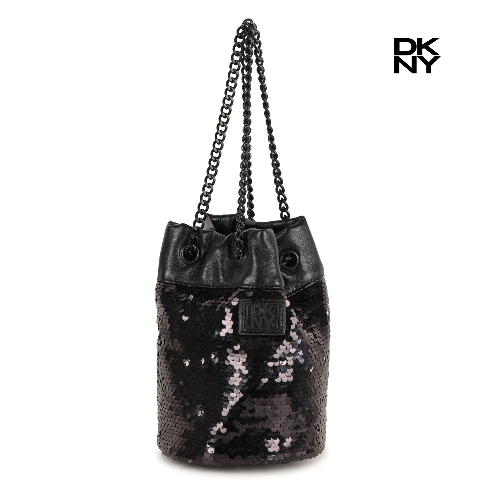 Bolso de mano con forro de colores negro