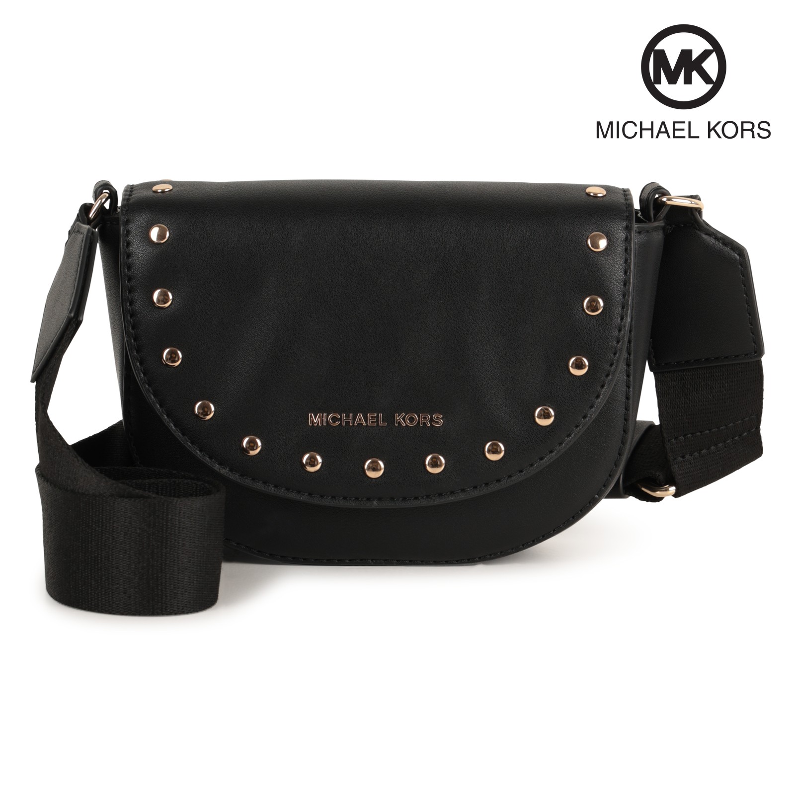 Bolso de mano textil negro