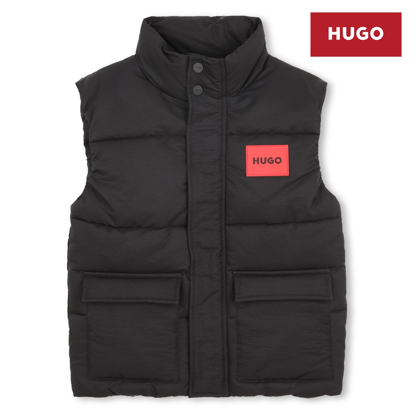 Chaleco acolchado negro