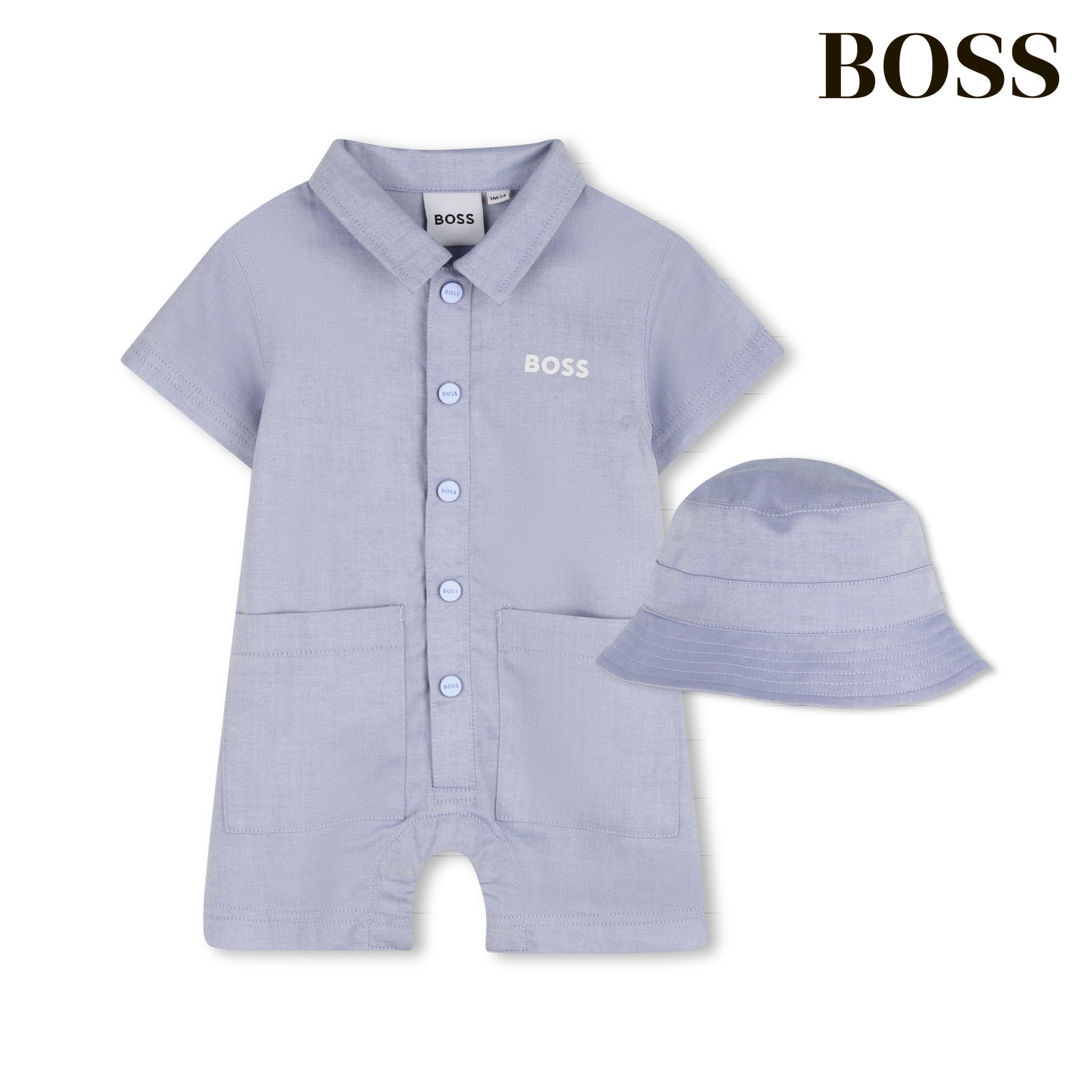 Combinación + conjunto bob azul