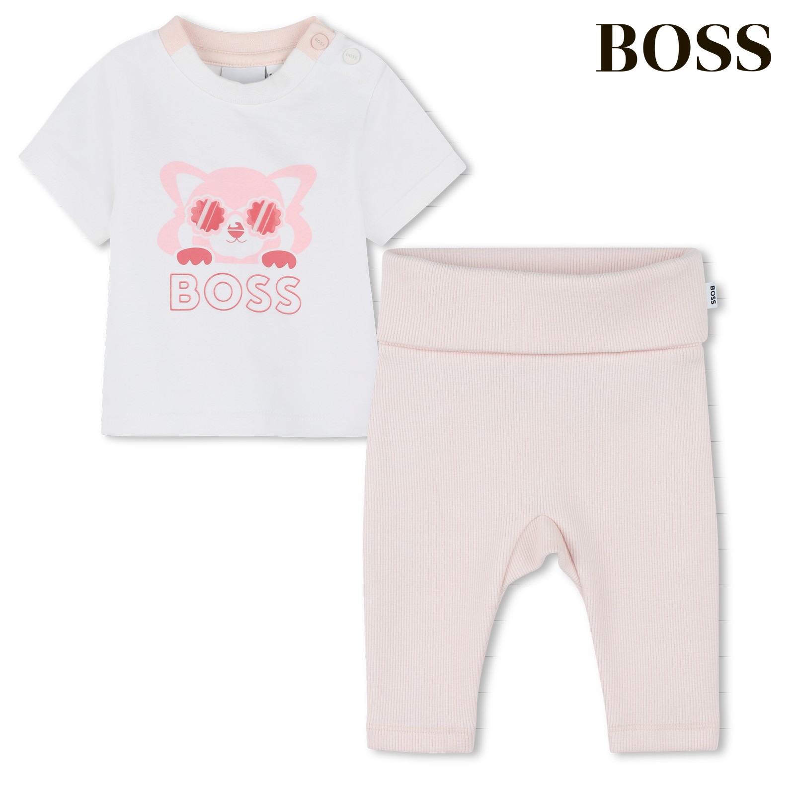 Conjunto camiseta y leggigns blanco