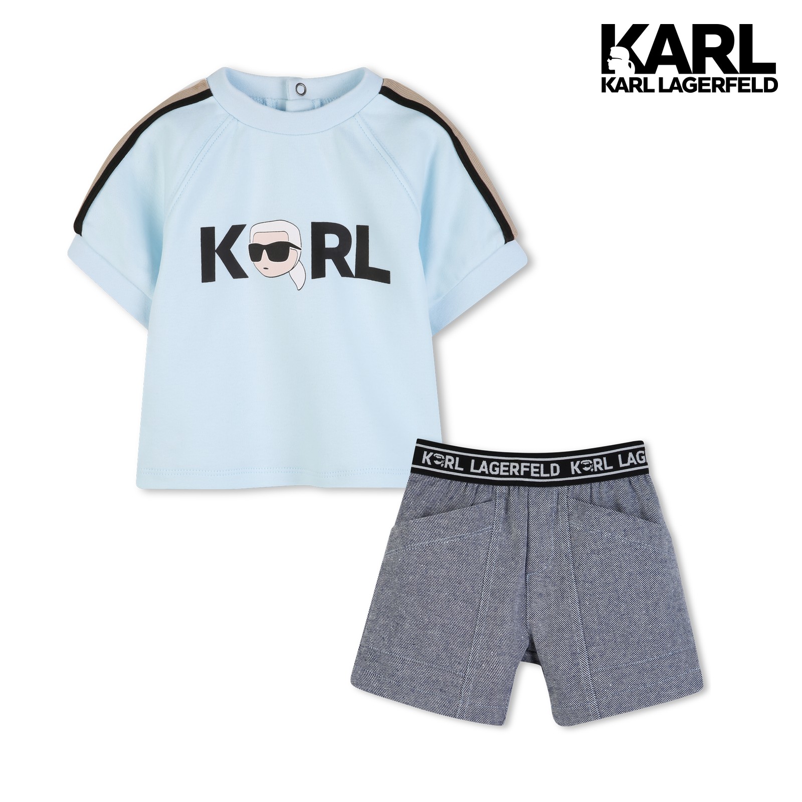 Conjunto de camiseta y pantalón corto aire del campo