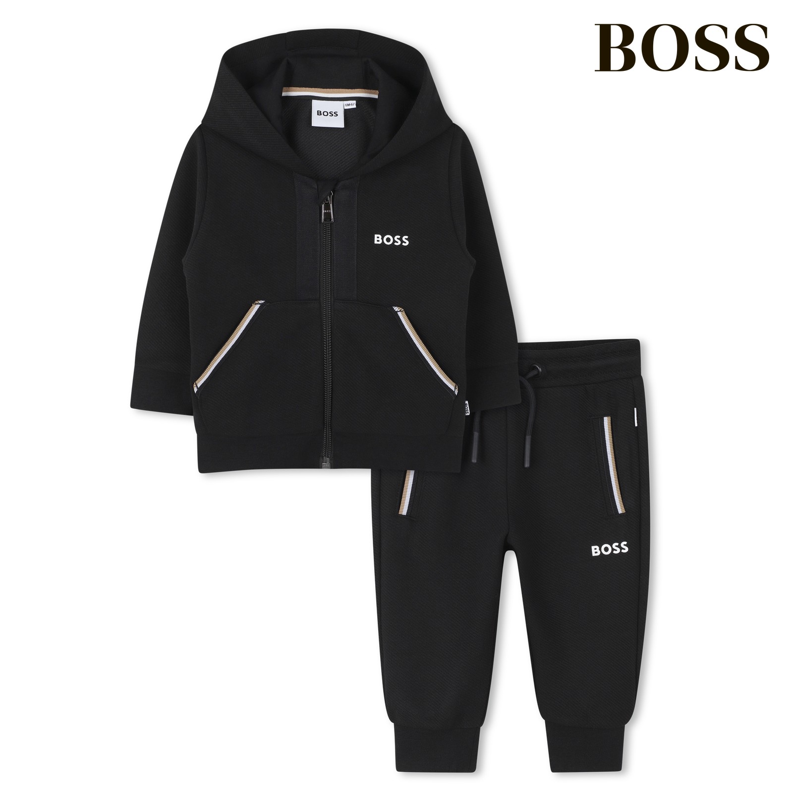 Conjunto de jogger negro