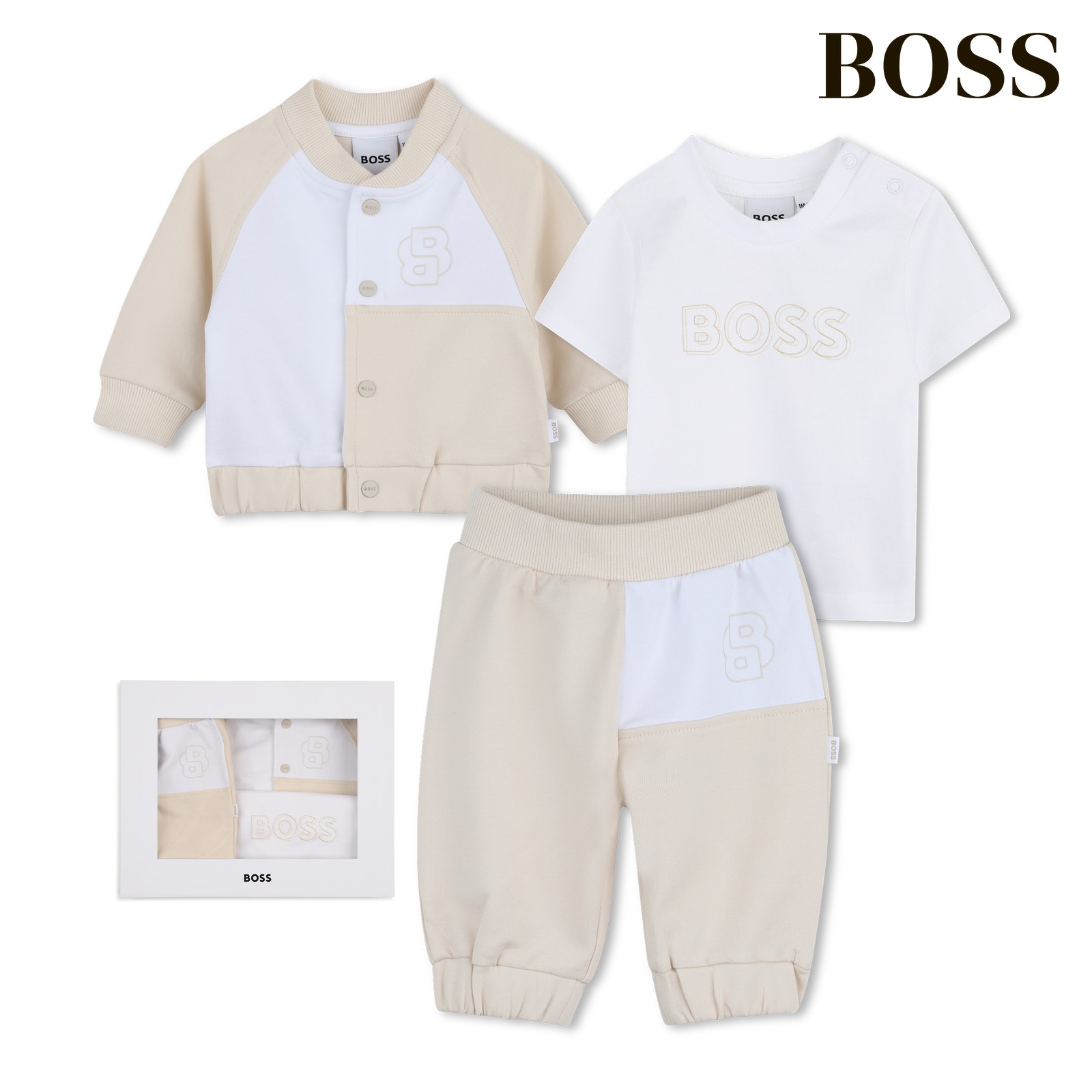 Conjunto de jogger nuevo beige