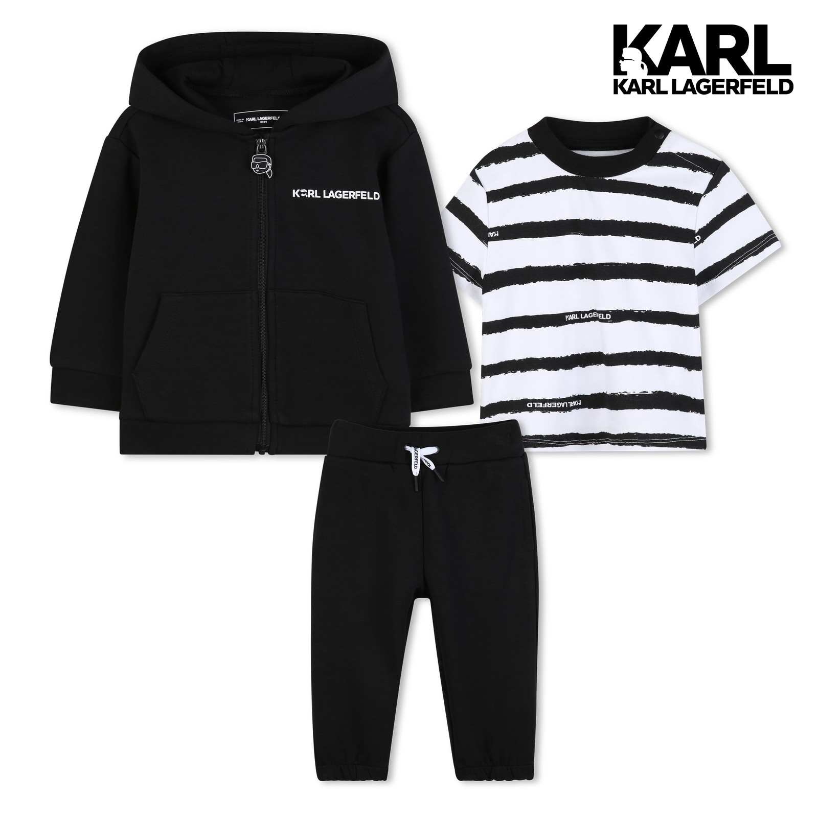 Conjunto de jogger negro