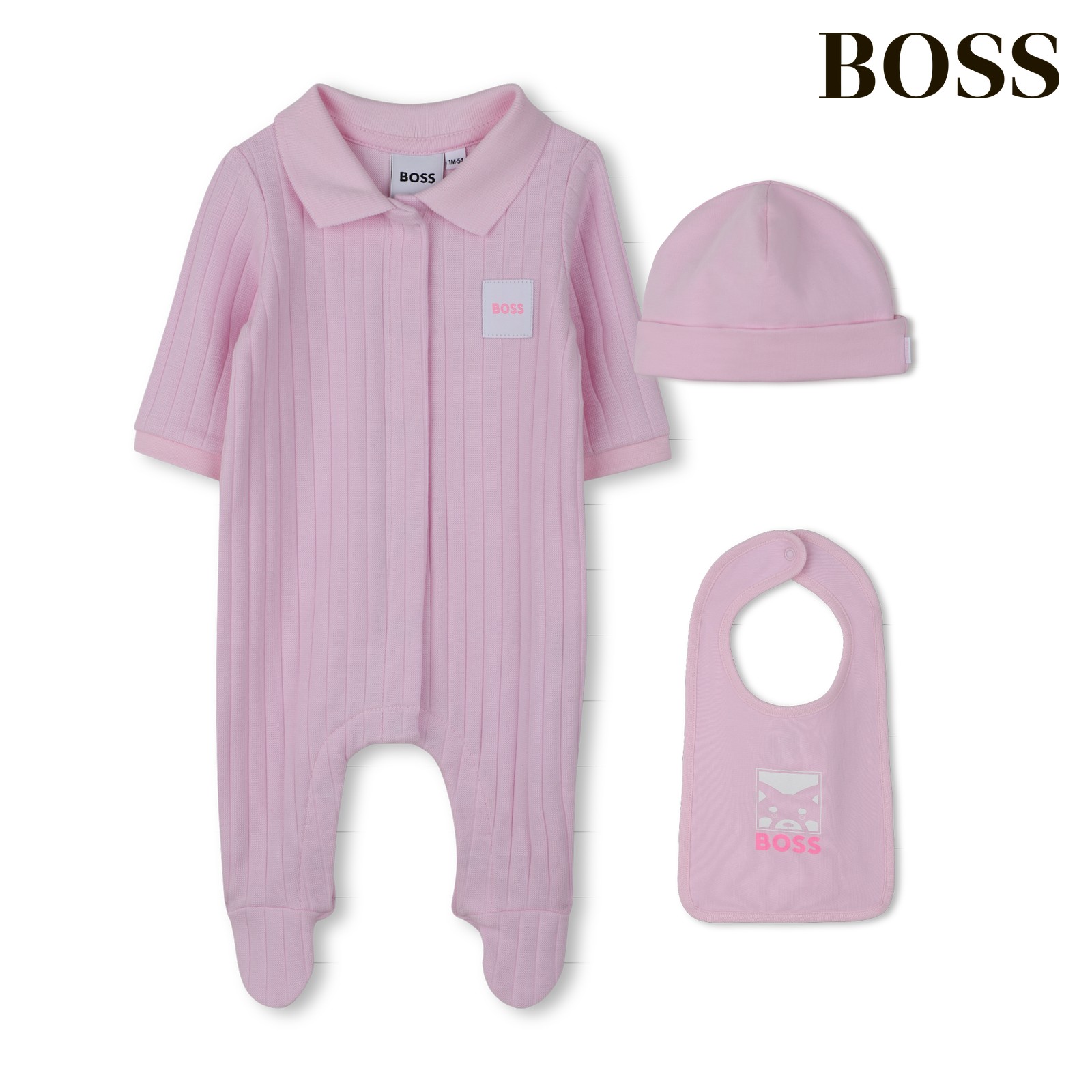 Conjunto de pijama + babero + ban festival floración