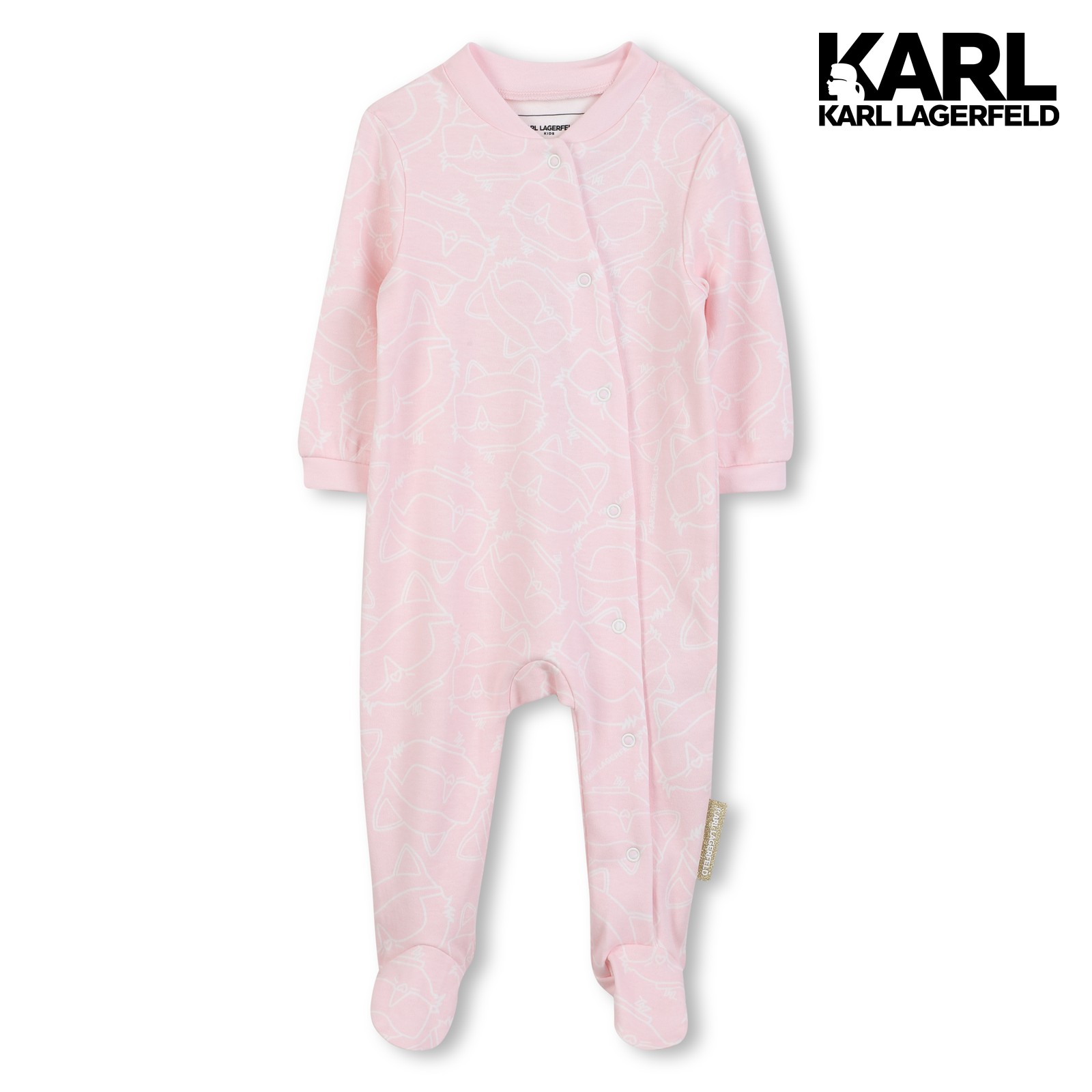 Conjunto de pijama de 3 piezas crudo rosa