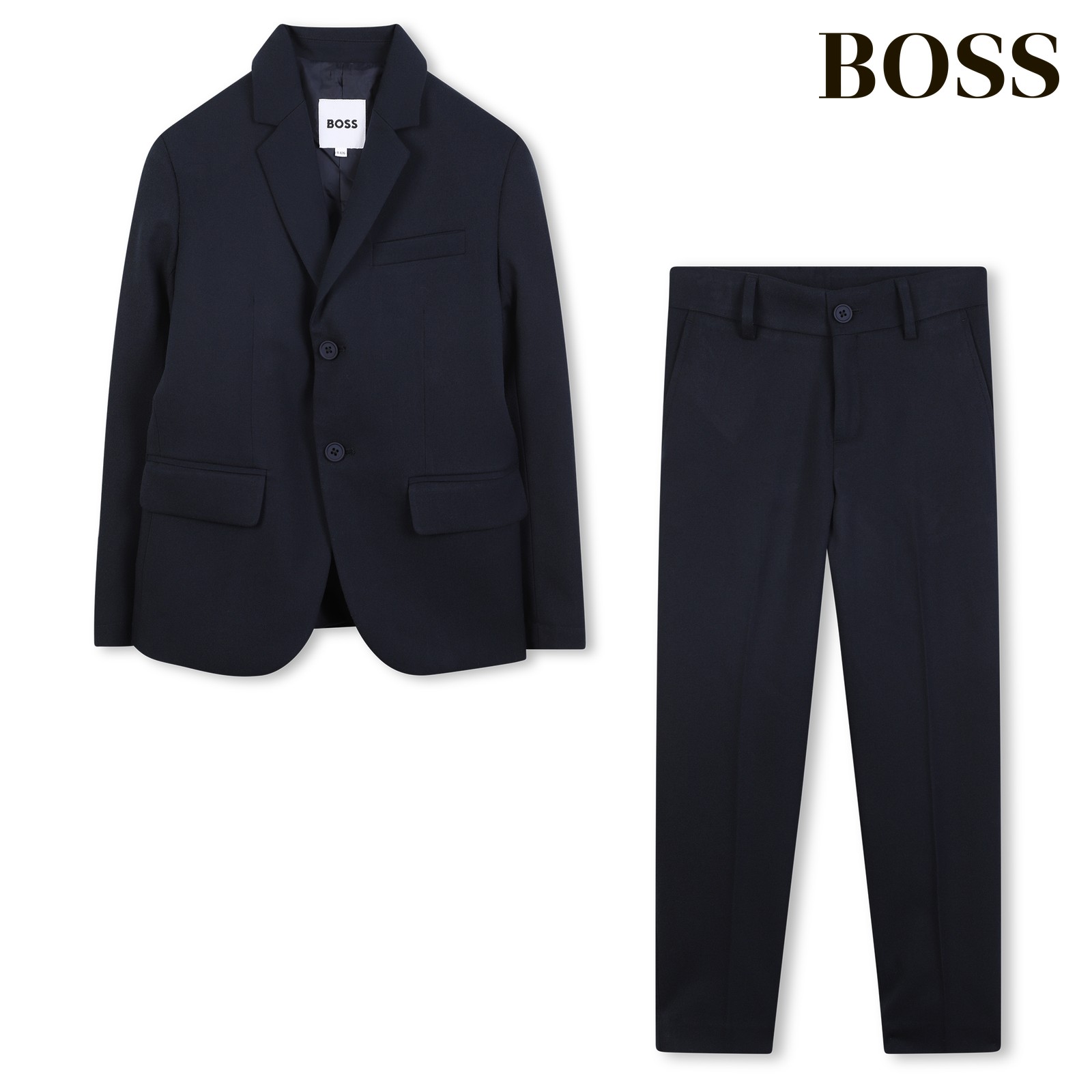 Conjunto de traje de ceremonia azul electrico
