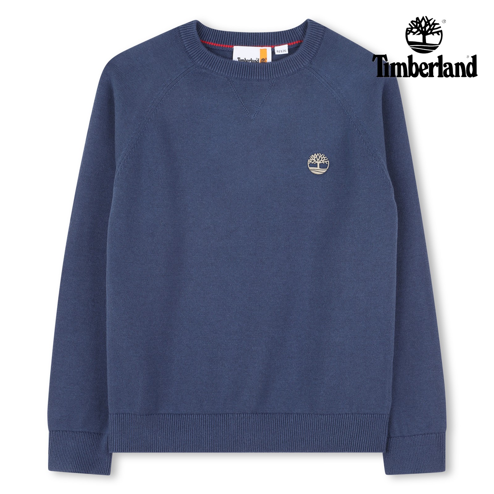 Jersey con bordado azul pizarra