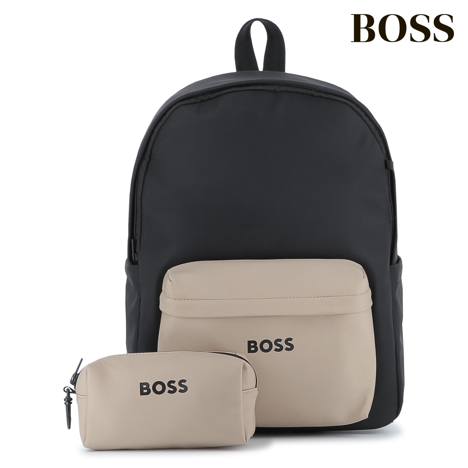Mochila y estuche negro