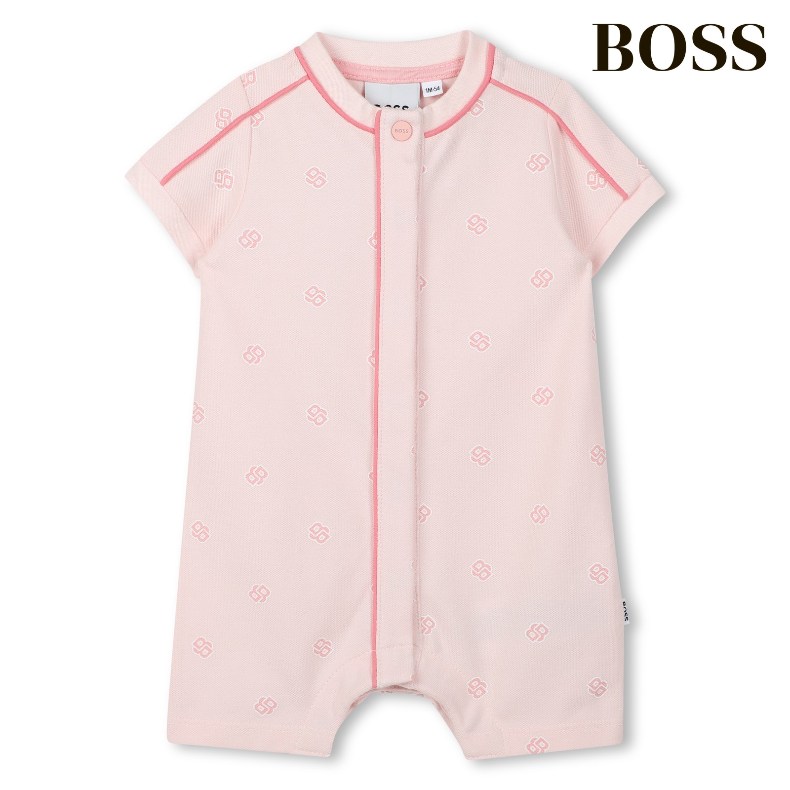 Mono corto estampado rosa pastel