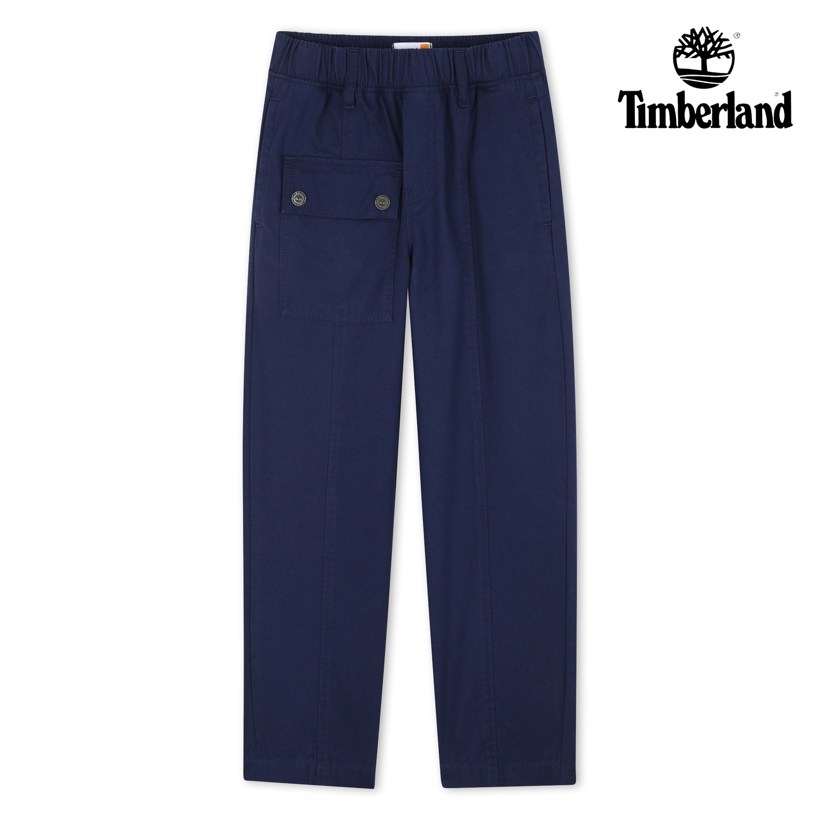 Pantalón cargo de gabardina azul medieval
