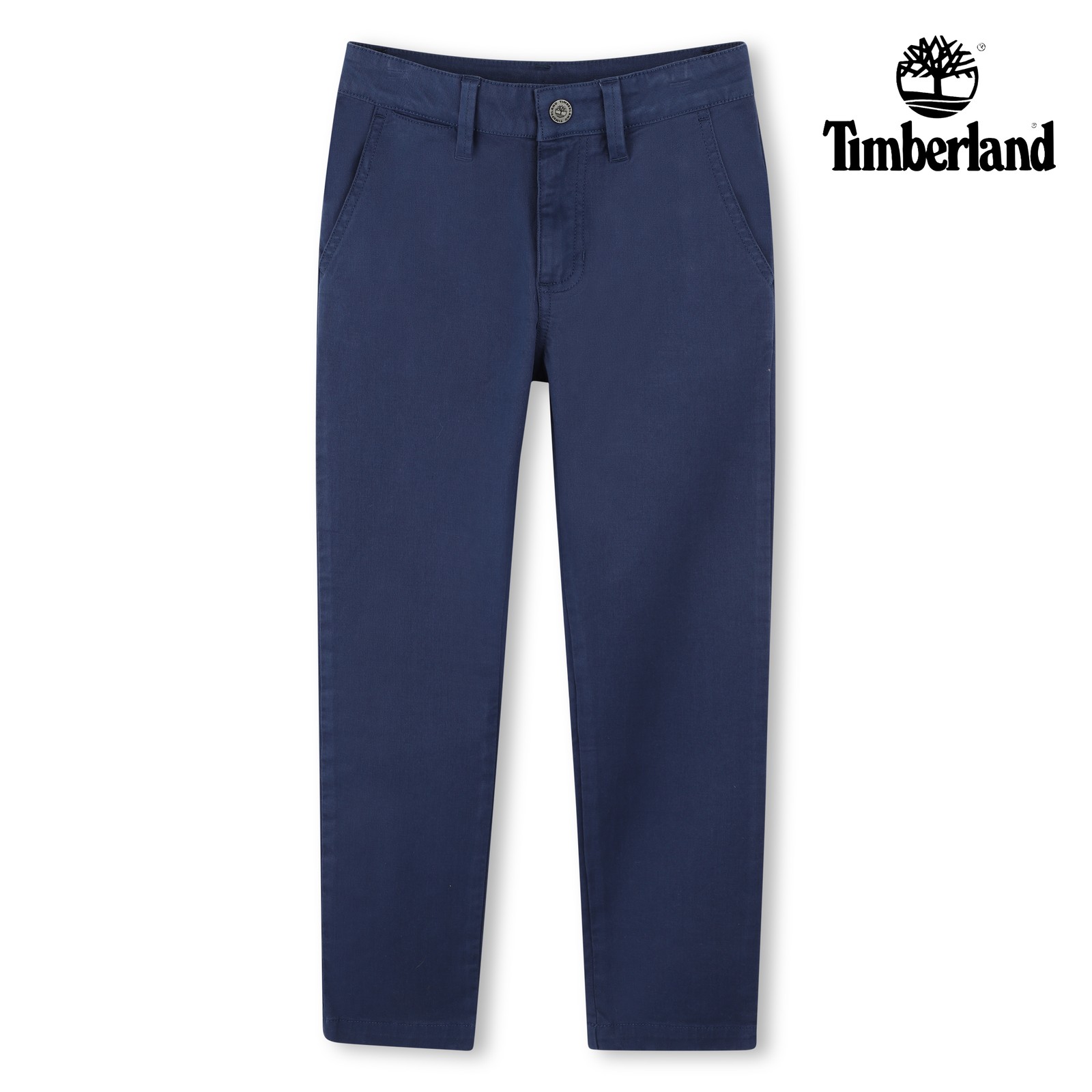 Pantalón chino con bolsillos azul medieval
