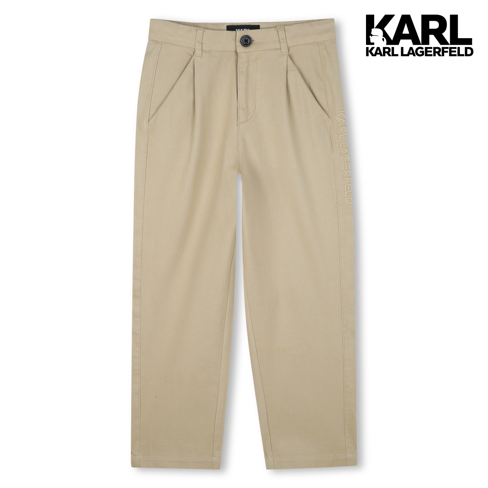 Pantalón con bolsillos miel