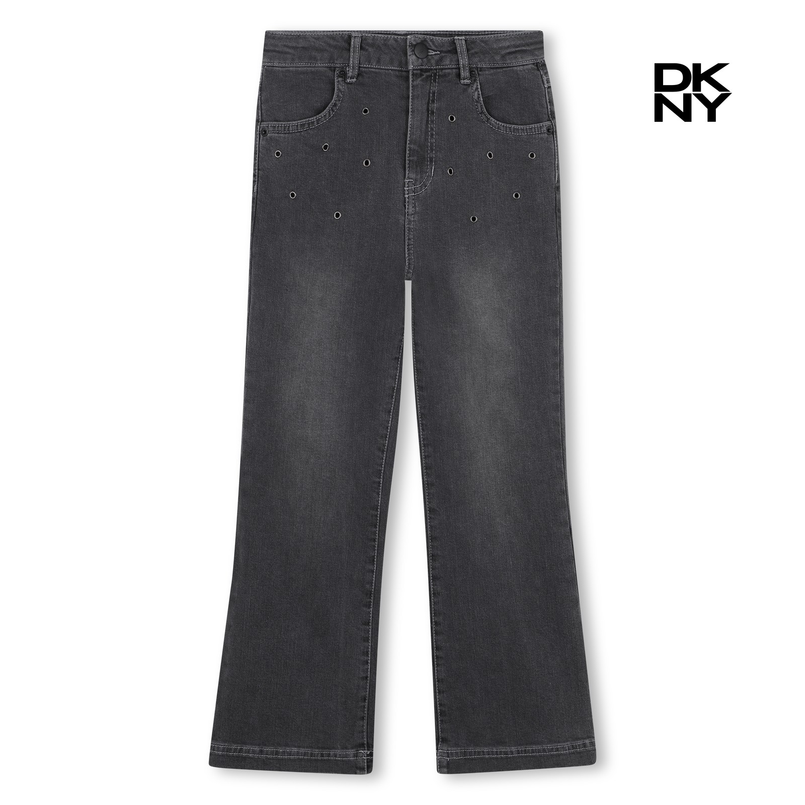 Pantalón con cinturilla ajustable tejano negro