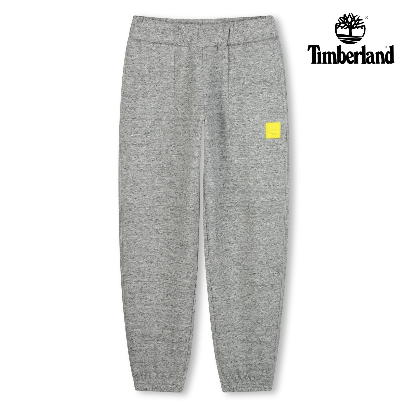 Pantalón de chándal bimaterial gris chine