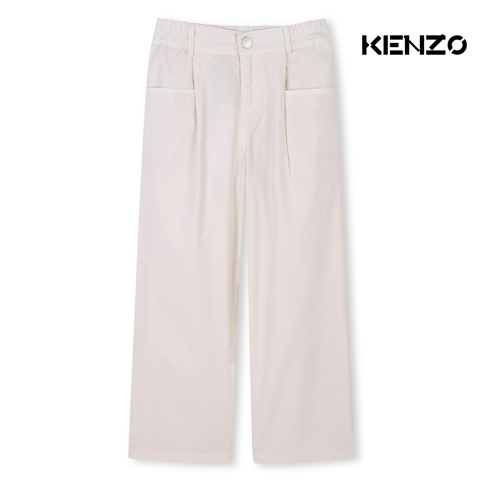 Pantalón de popelina arena