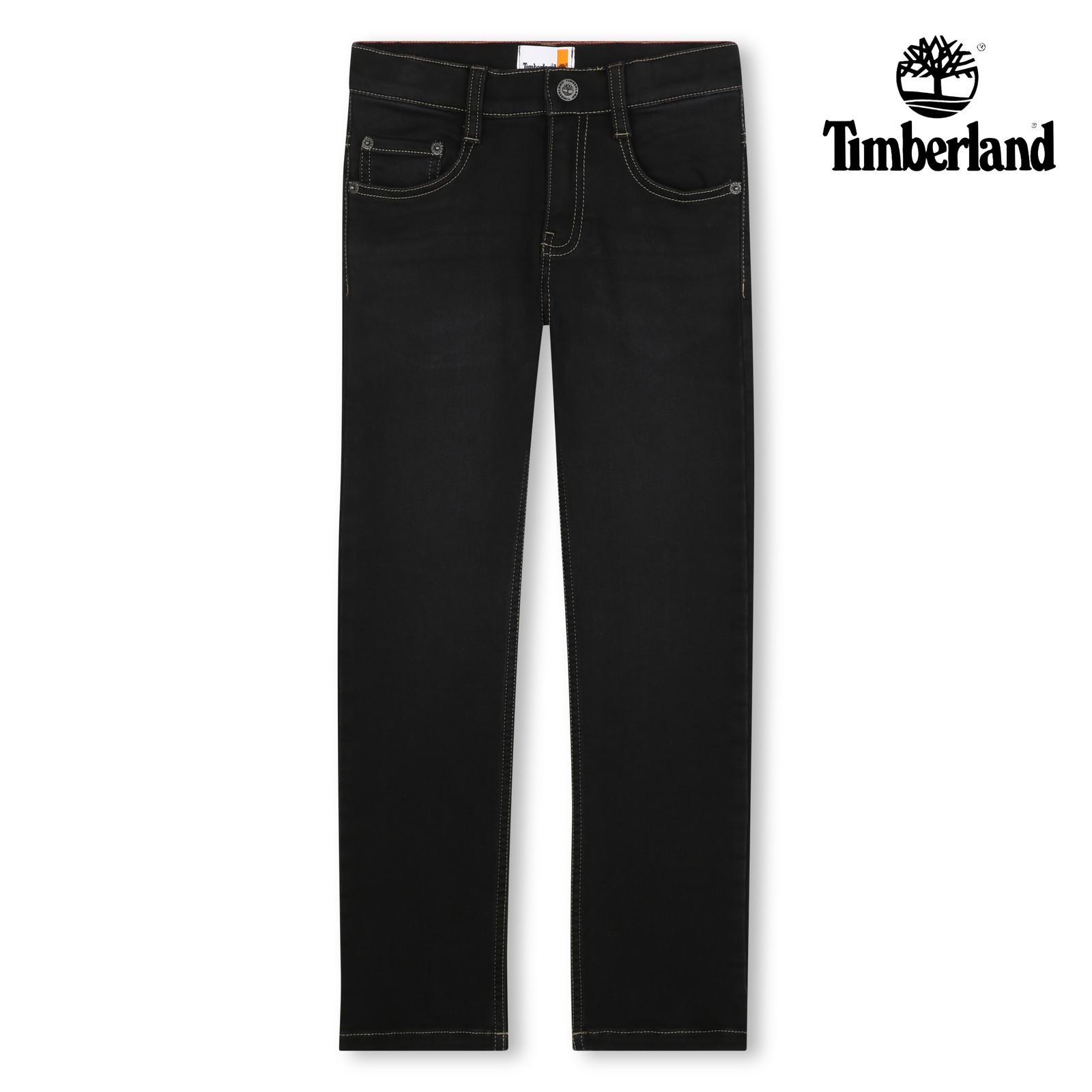 Pantalón de punto denim tejano negro
