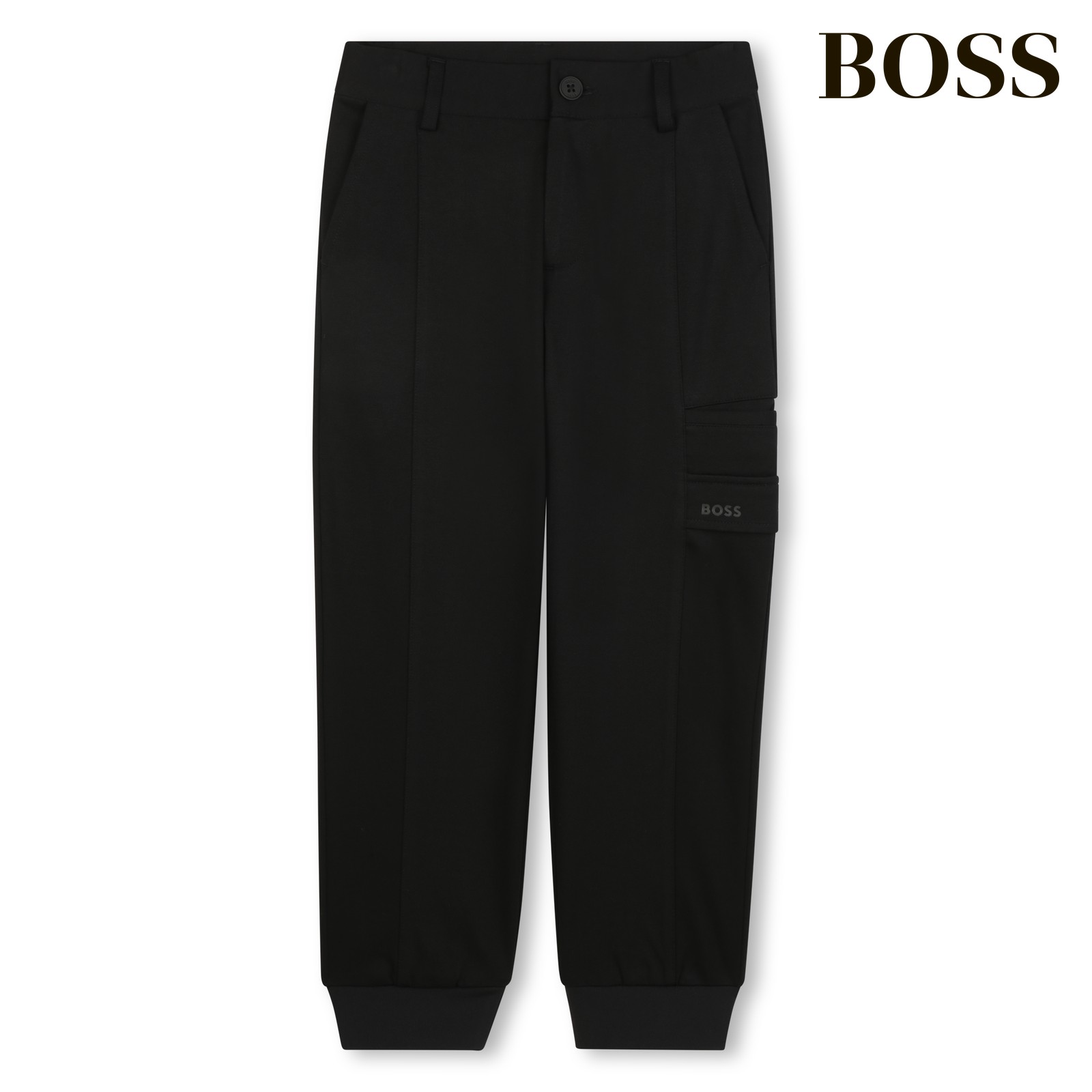 Pantalones abotonados negro