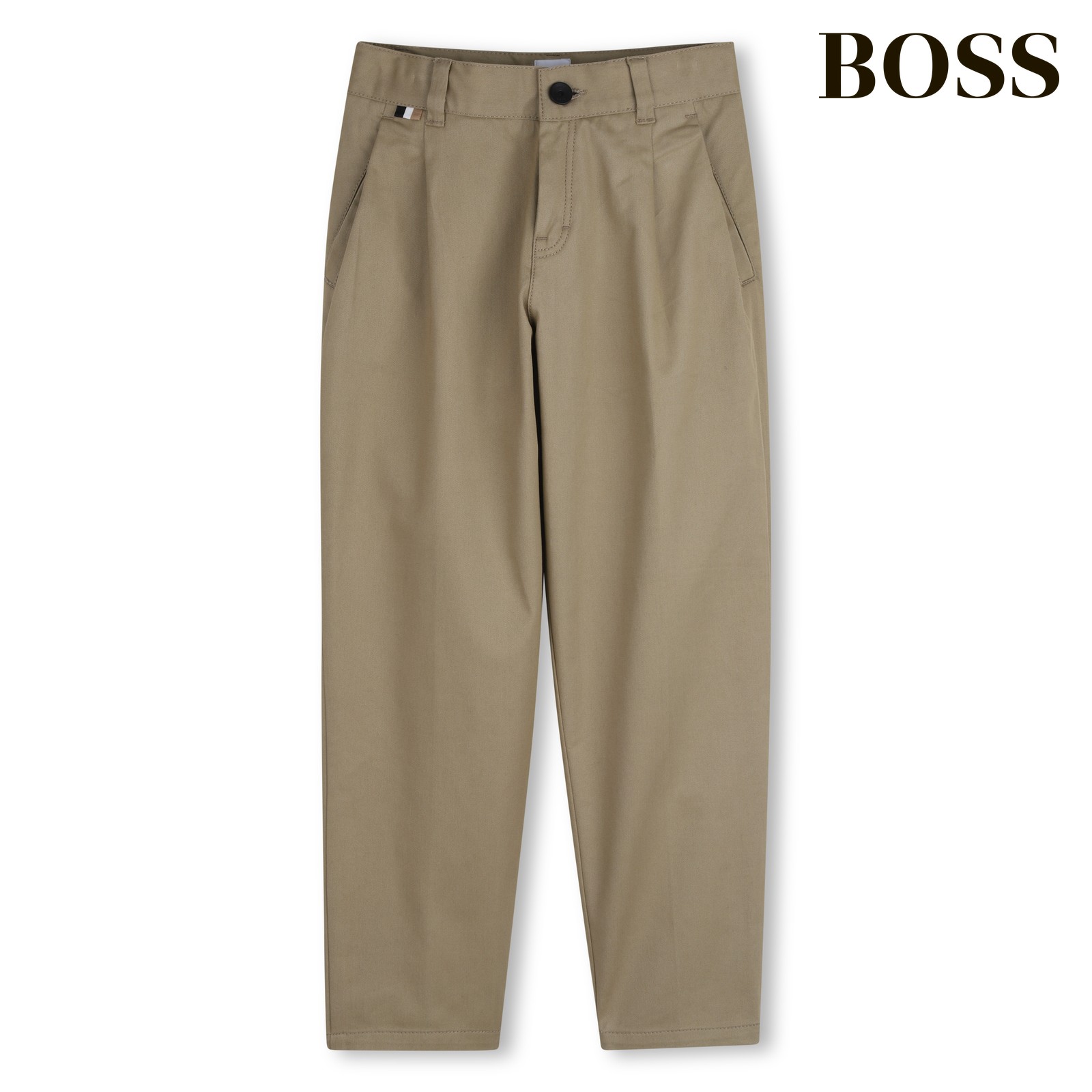 Pantalones chinos beig oscuro