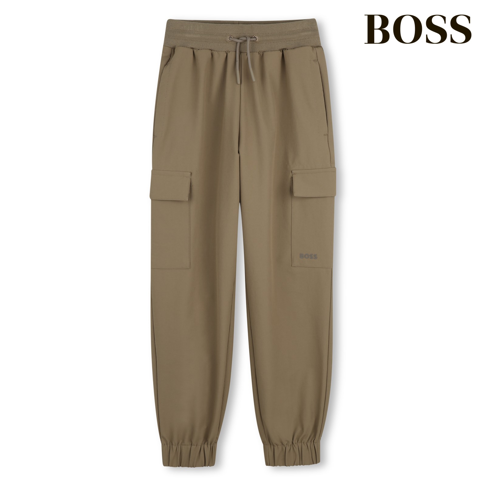 Pantalones de carga beig oscuro