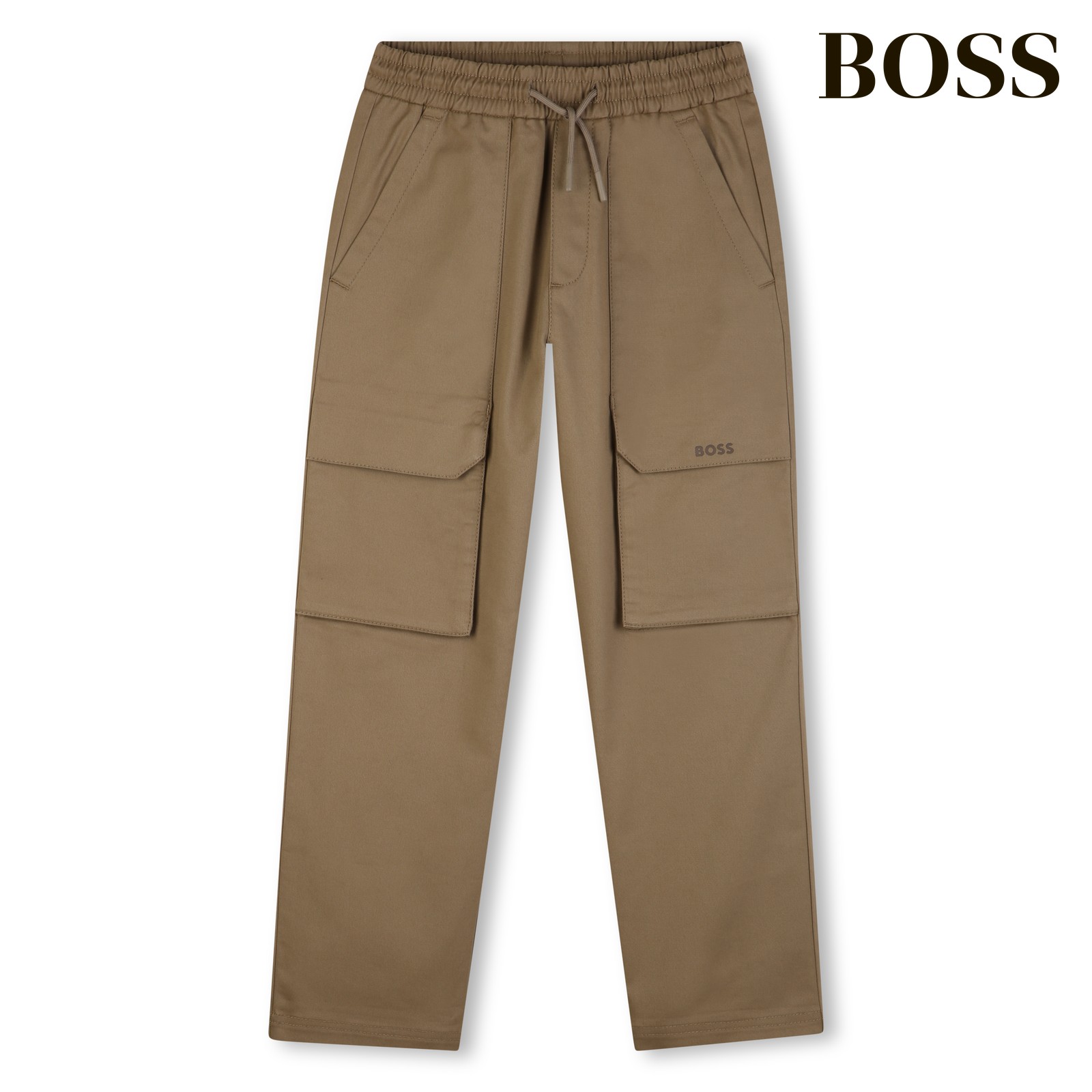 Pantalones de carga beig oscuro