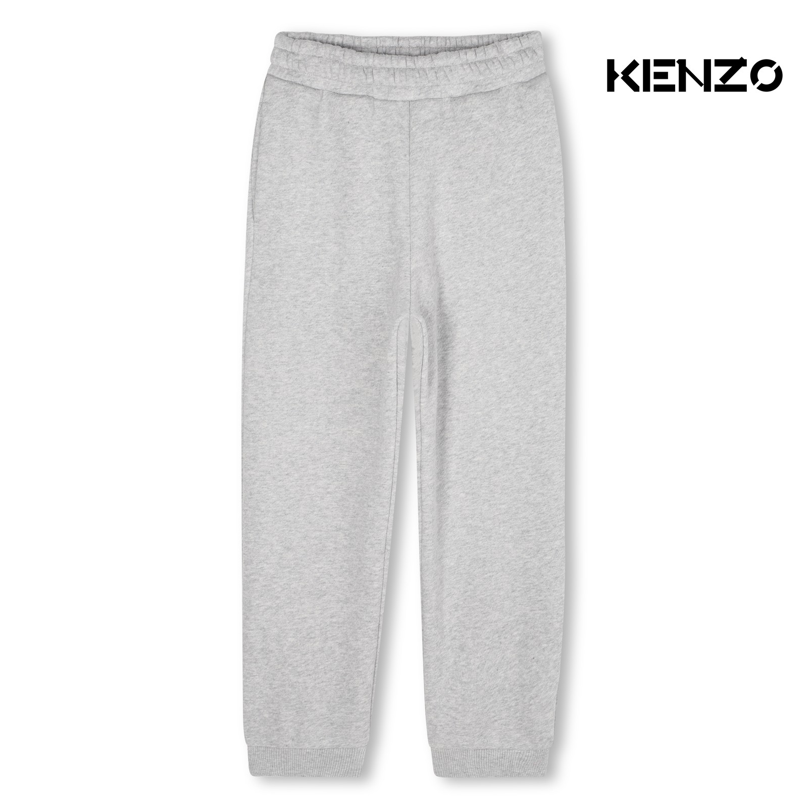 Pantalones de chándal de vellón gris china mediano