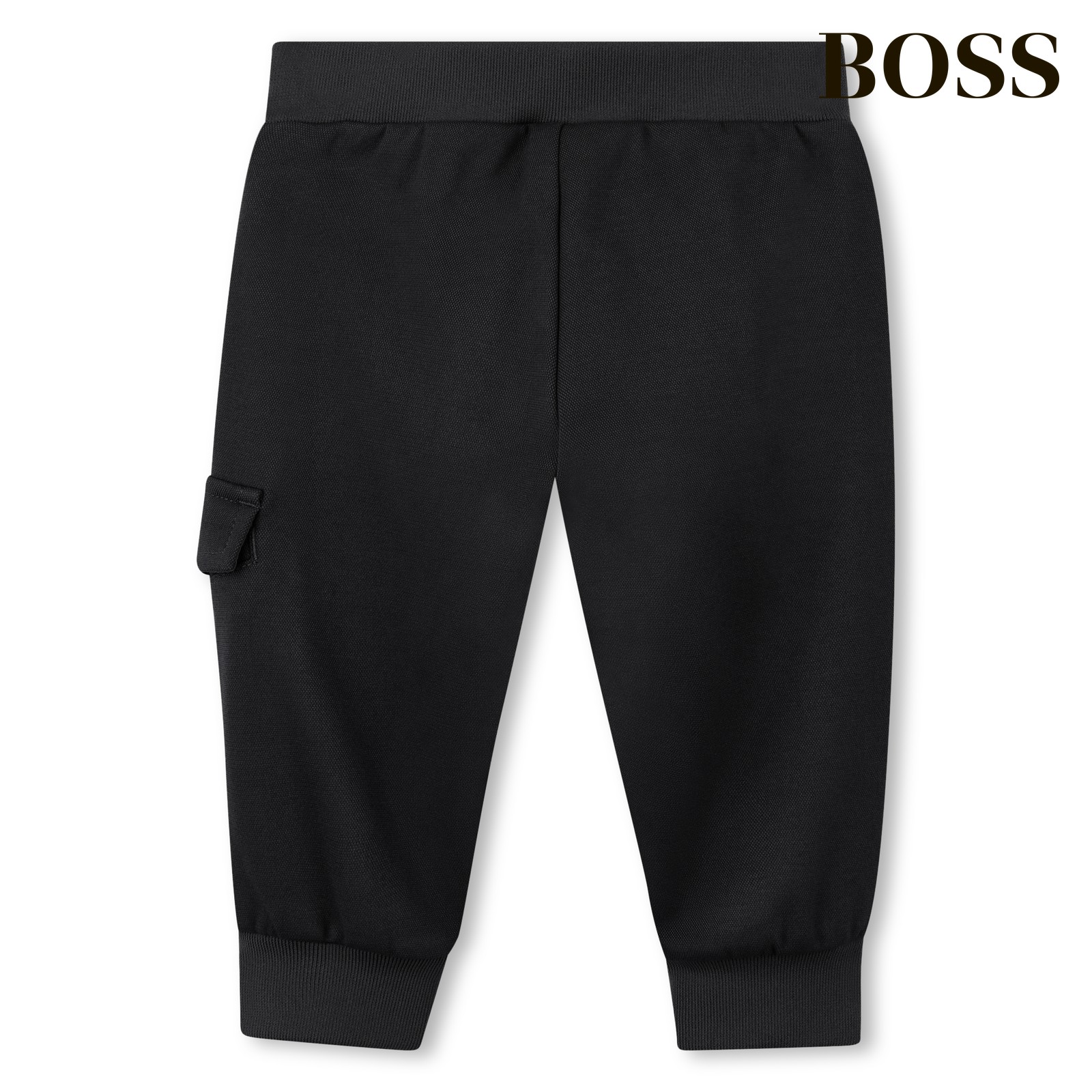 Pantalones de cintura elástica negro