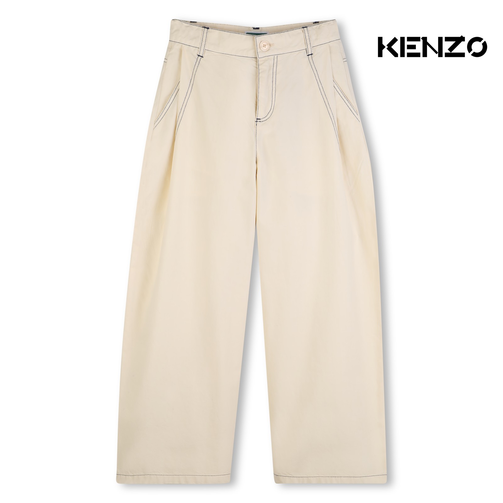 Pantalones plisados arena