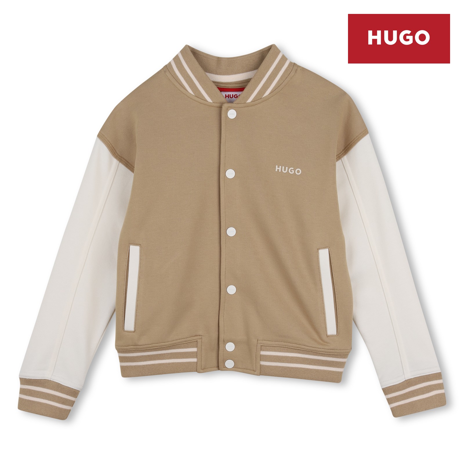 Peluche estilo cárdigan beig