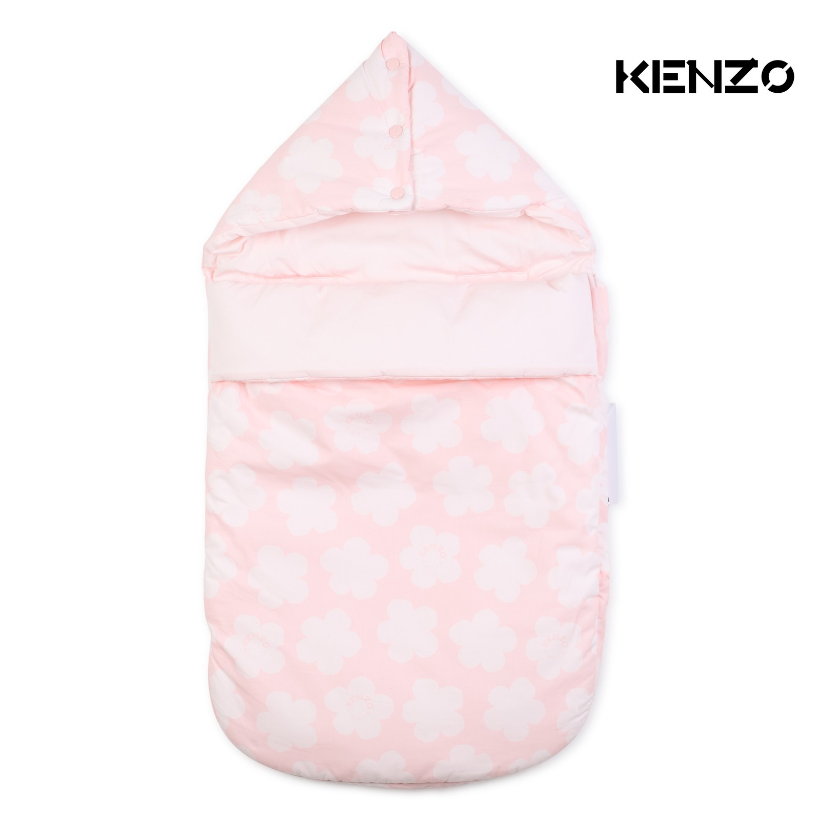 Saco de popelina de algodón rosa velado