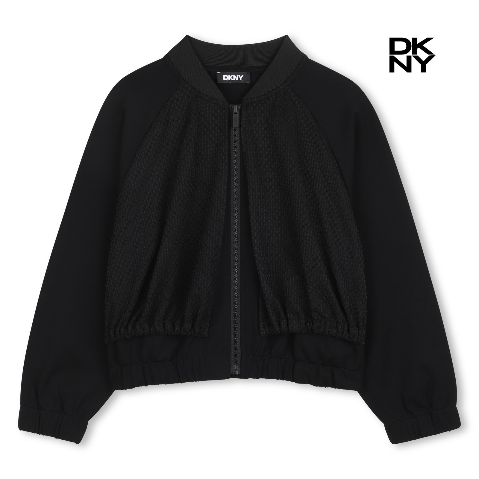 Sudadera con capucha con cremallera negro