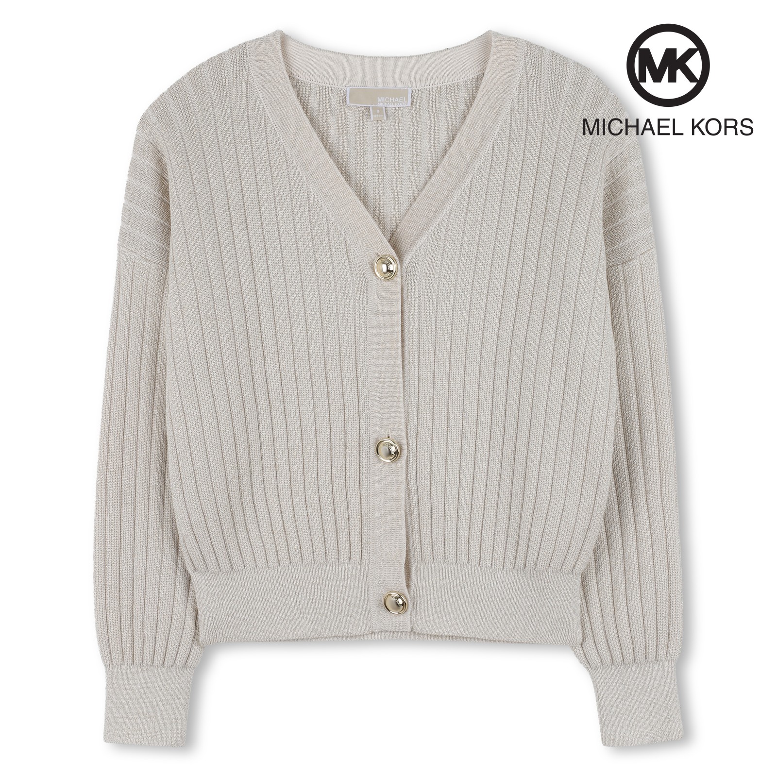 Sudadera con capucha con cremallera luz de oro