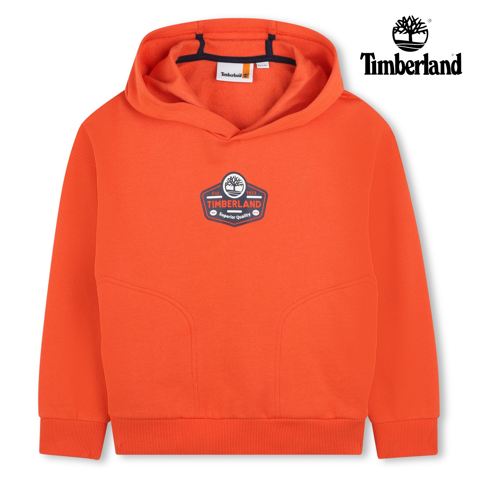 Sudadera con capucha de vellón lirio de tigre