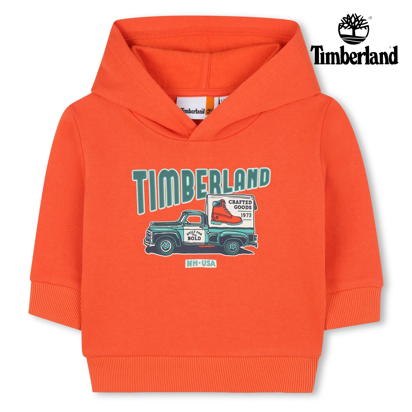 Sudadera con capucha de vellón lirio de tigre