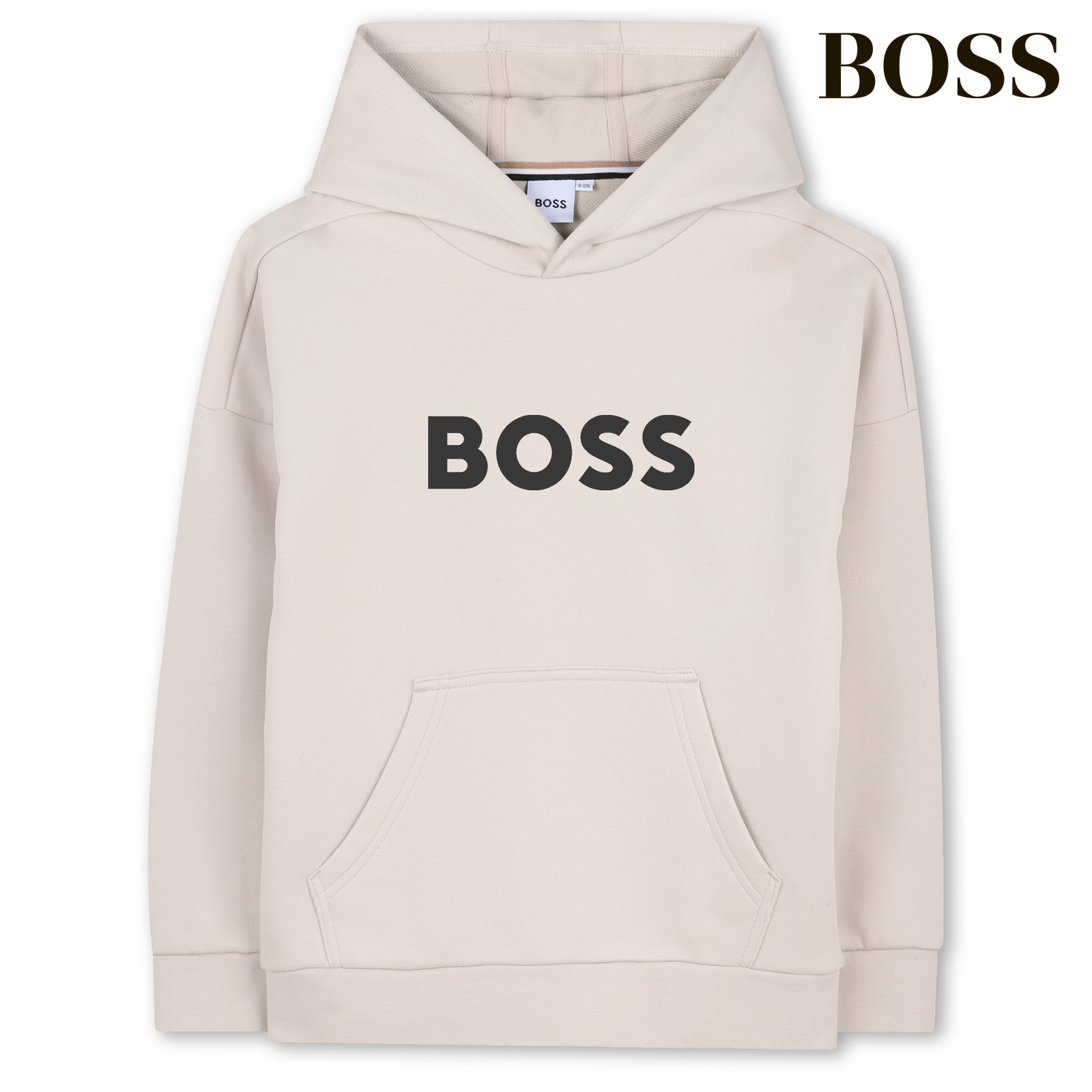 Sudadera con capucha marfil