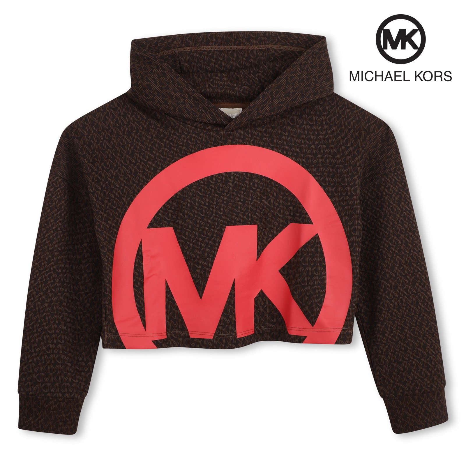 Sudadera con capucha marron