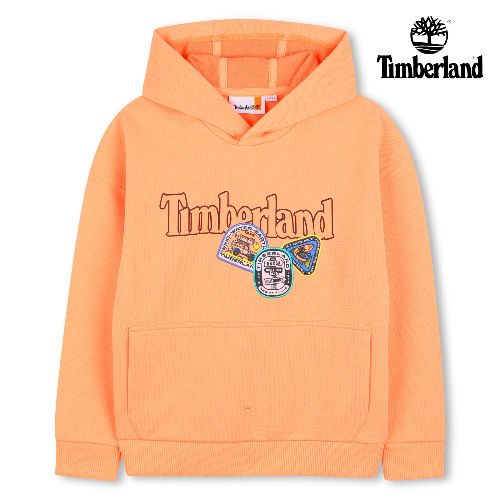 Sudadera con capucha melón brillante