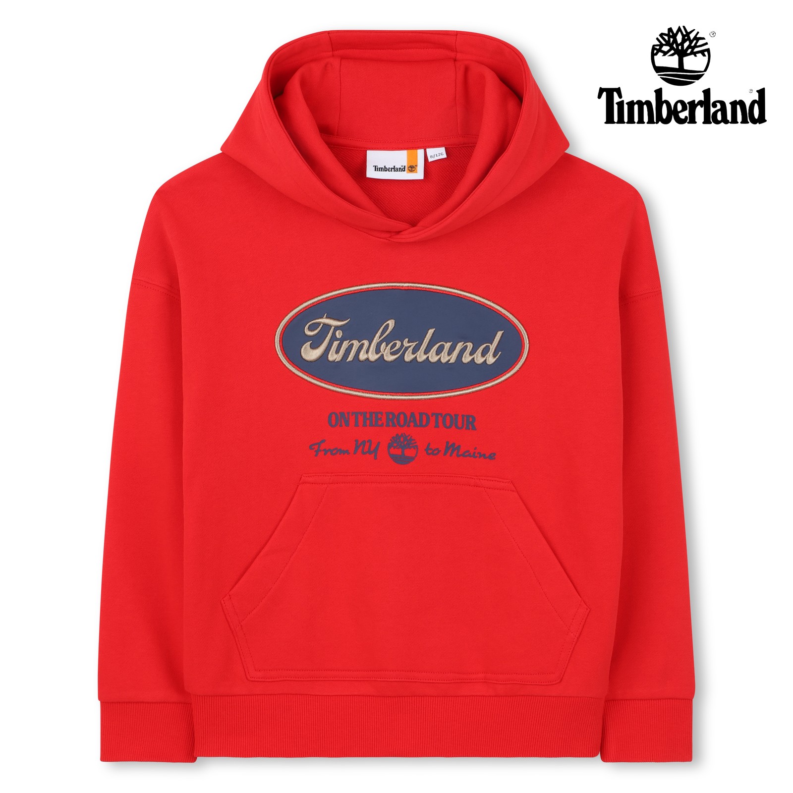 Sudadera con capucha rojo