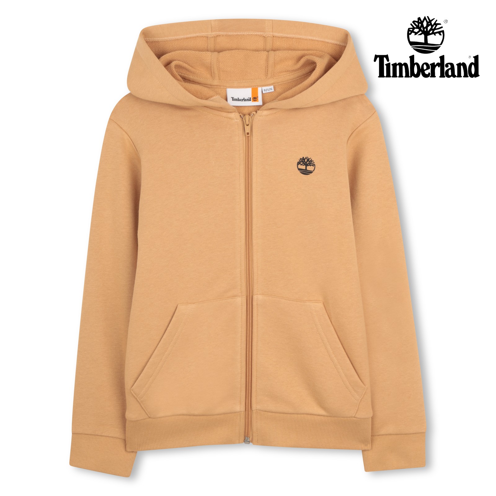 Sudadera con capucha beig