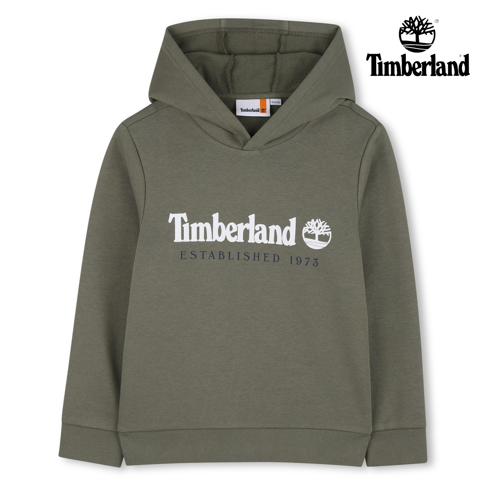 Sudadera con capucha tila