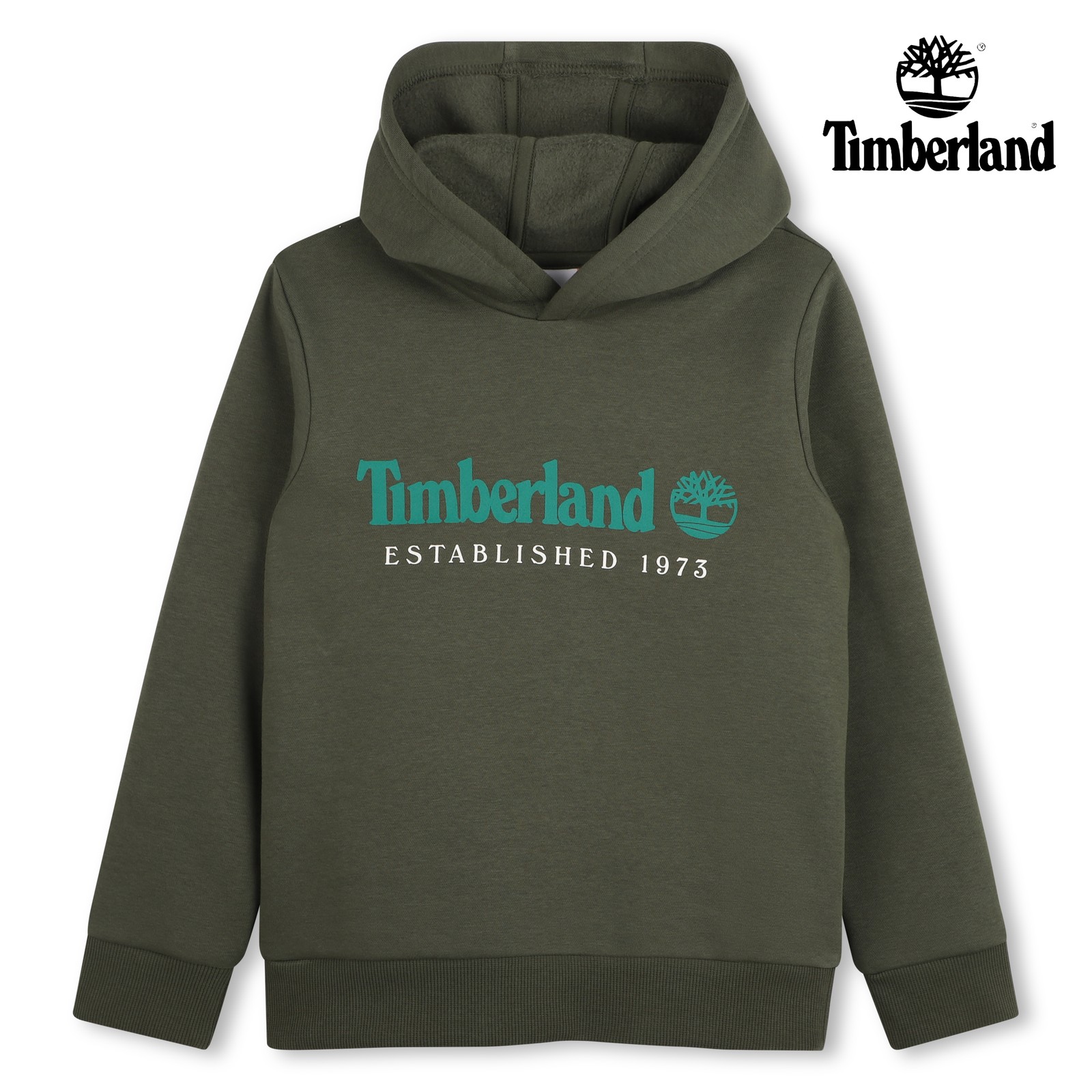 Sudadera con capucha verde agua