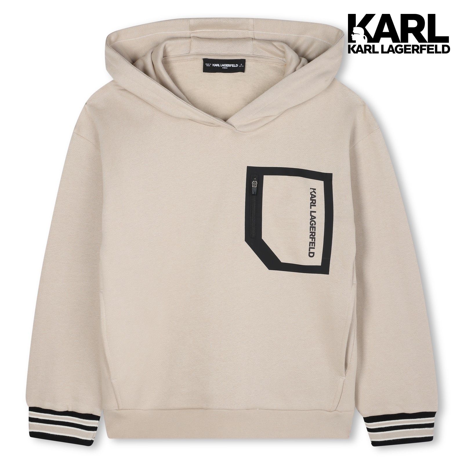 Sudadera con capucha arena