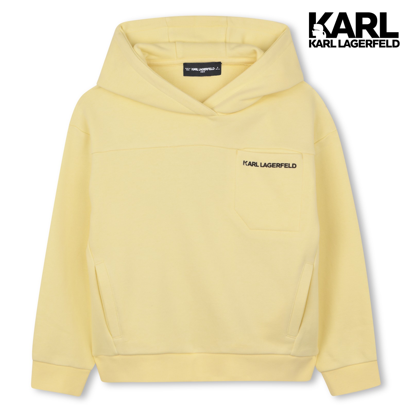 Sudadera con capucha cera amarilla
