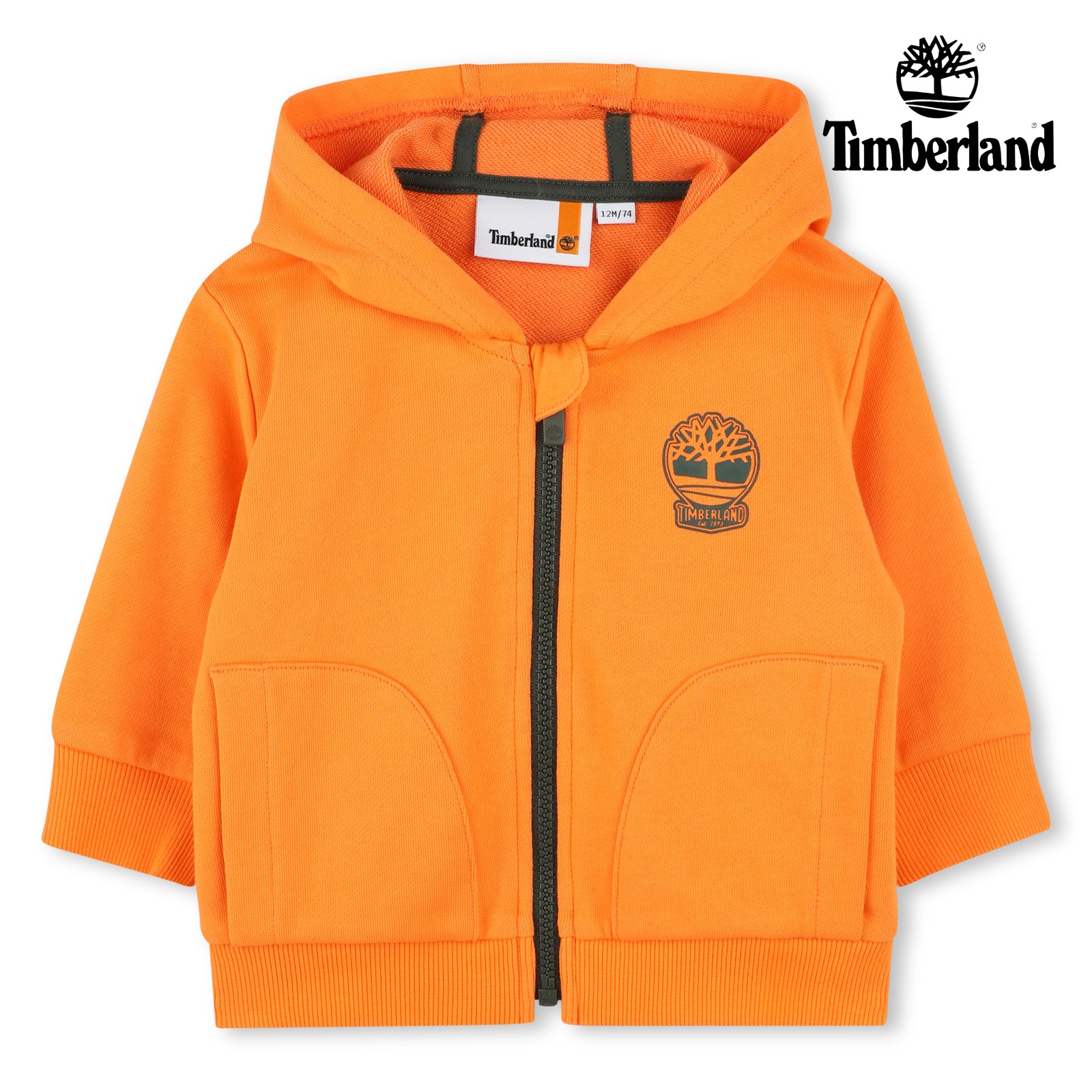 Sudadera de chándal de muletón nectarina