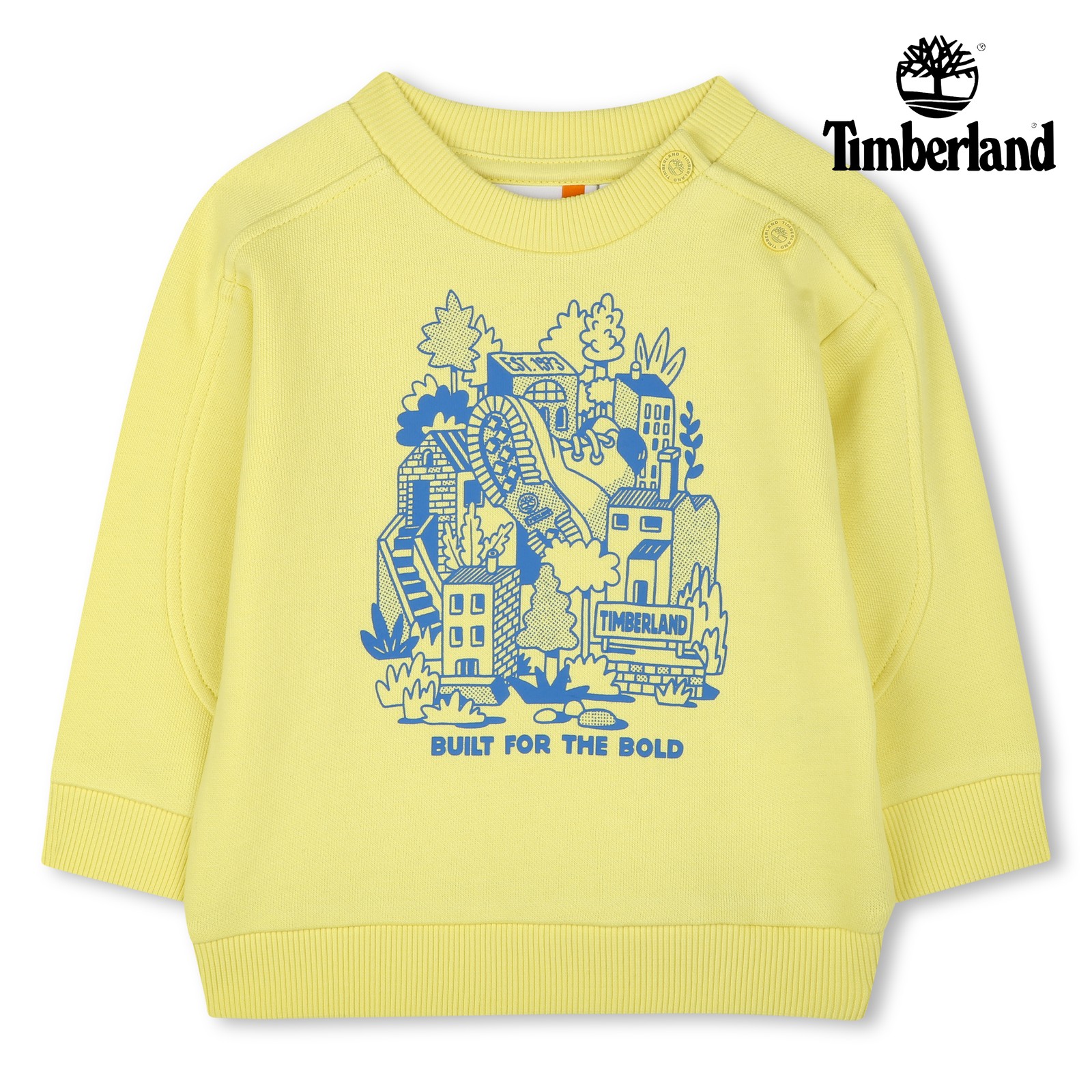 Sudadera de muletón paja
