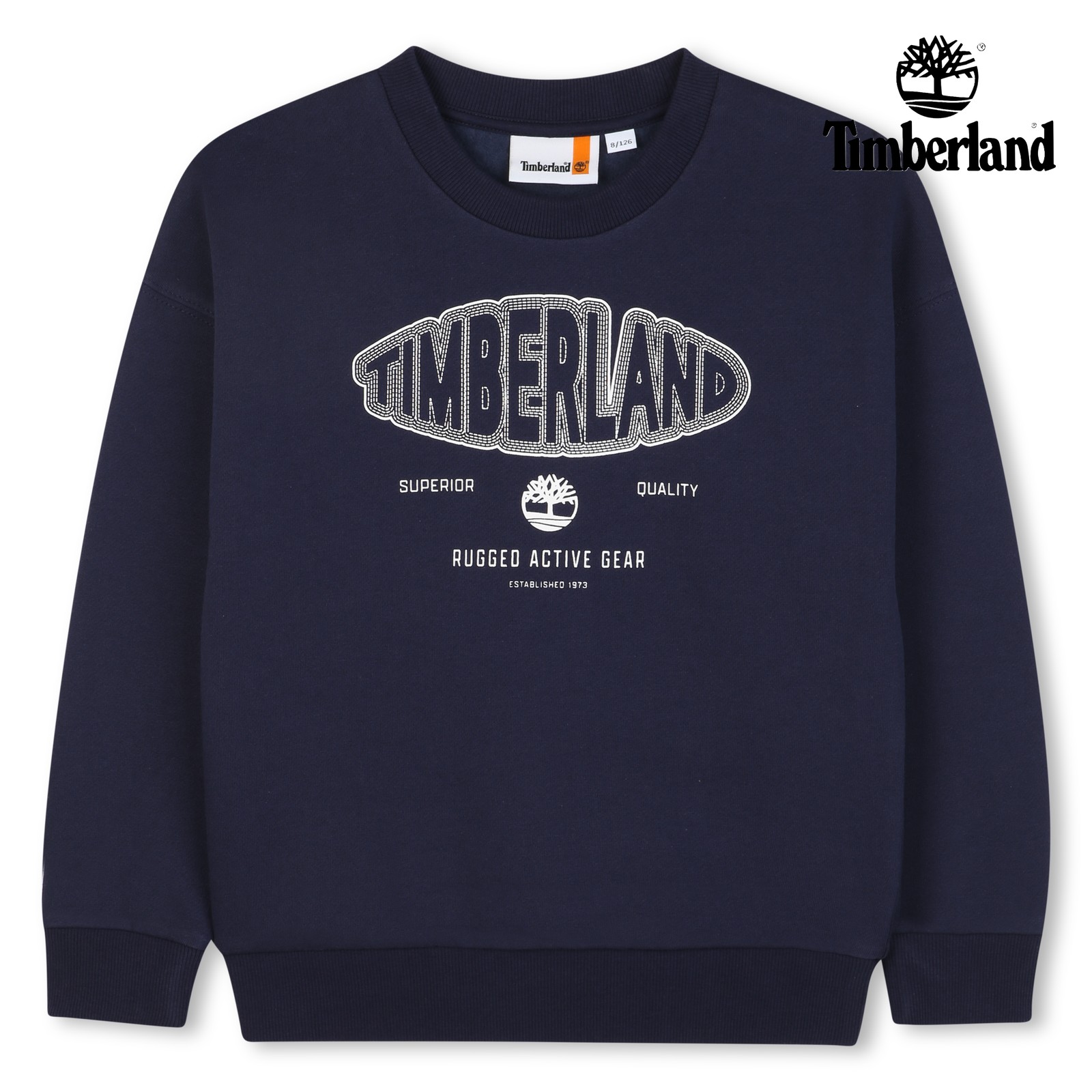 Sudadera de vellón cepillado marino